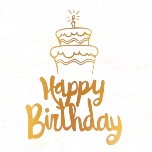 Открытка "Happy Birthday"