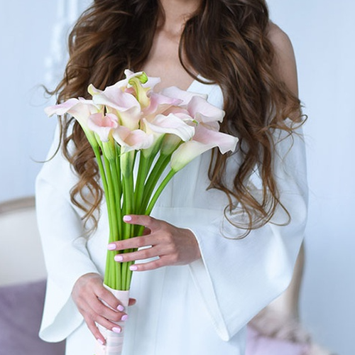 Калла нежно-розовая