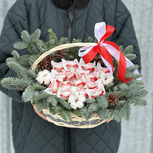 Подарочная корзина с Raffaello